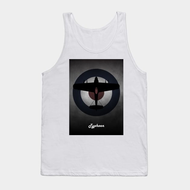 Hawker Typhoon RAF Tank Top by aviationart